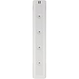 GE Wireless LED Bar, 12in, 100 Lumens, Battery-Operated, Touch-Activated On/Off, Portable Wall Light, Mounting Hardware Included, White, 17446, 12