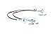 Rough Country - 89340S - Front Extended Stainless Steel Brake Lines for 4-6-inch Lifts for Chevrolet: 71-78 1/2-Ton Pickup 4WD, 71-78 1/2-Ton Suburban 4WD, 71-78 3/4-Ton Pickup 4WD, 71-78 3/4-Ton S...