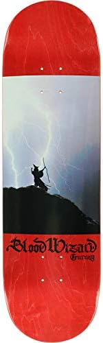 Blood Wizard Skateboards Jerry Gurney No Mercy In Sorcery Skateboard Deck - 8.75" x 32"