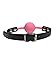 Soft Silicone Mouth Ball Gag For Beginner Adjustable Couples Play Ball Gags Pink