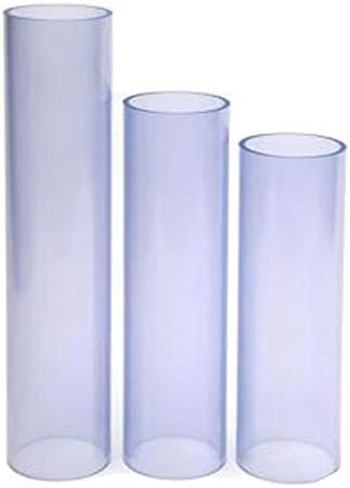1" Clear PVC Schedule 40 Pipe, Choose Your Length (5 Inches to 8 Feet) (Clear PVC, 24" (2 ft))