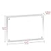 Toolsure 5PACK Acrylic Picture Frames 4x6 Magnetic Acrylic Picture Frames,Freestand Photo Frame Bulk,4 by 6 Clear Double-Sided Picture Frame with Gift Box Christmas Gift
