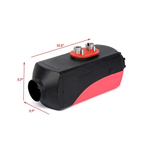 Triclicks 8KW Diesel Air Heater 12V Diesel Parking Heater Set With 10L Tank Remote Control LCD Display, Fast Heating Diesel Heater For Truck Boat Bus Car Trailer Motorhomes Vehicle (Style 1) - Thumbnail 6