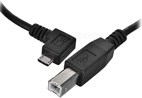 chenyang Yc CY 90 Degree Right Angled Micro USB Printer Scanner Hard Disk Cable (30cm)