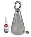 Brute Magnetics Cone Fishing Magnet | 575 lbs Rare Earth Neodymium Magnet | Includes 2.95