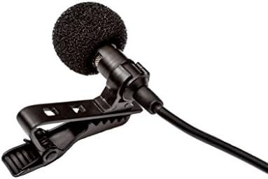 DURBPRO LONG 15' Lavalier Microphone Clip-on Lapel Omnidirectional Condenser Mic for iPhone, iPad, iPod Touch, Samsung Android, MacBook, iMac, and Windows Smartphones Podcast Phone Video Recording