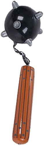 36" Inflatable Barbarian Ball & Chain Spiked Flail Mace