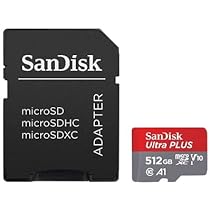 Amazon.com: SanDisk Ultra Plus 512GB microSD : Electronics