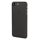 iPhone 7 Plus Case, Thinnest Cover Premium Ultra Thin Light Slim Minimal Anti-Scratch Protective - For Apple iPhone 7 Plus | totallee The Scarf (Black)