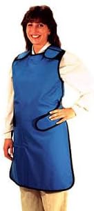 Flow Dental 75061-19 Adult Panoramic Apron, Lead Rubber, 24" x 27" Size, Gray