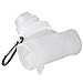 RockBirds S3 Collapsible Water Bottle, BPA-Free, FDA Approved Foldable Silicone Sports Water Bottle17Oz White