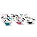 Kudo Banz Panda Kudo Collection - 6 Kudo Charms. For Use with Kudo Banz Starter Kit. Wristbands Not Included