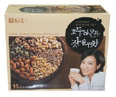 [HEALTH TEA] Korea Food Walnut Almond Job's Tears Tea 18g X 15t í˜¸ë‘ ì•„ëª¬ë“œ ìœ ë¬´ì°¨
