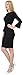 Marycrafts Womens Flounce Bell Sleeve Office Work Casual Pencil Dress