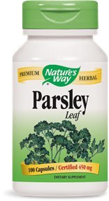 Nature s way parsley leaf capsules, 450 mg, 100-count