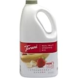 Torani Real Fruit Smoothie Strawberry Banana Mix 64 oz
