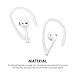 4 Pieces AirPods Ear Hooks Compatible with AirPods 1,2 and Pro, TEEMADE Sports Headset for AirPods 1,2 and Pro (White)