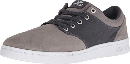 Supra Chino Court Grey/Dark Grey/White Men's Women's D (M
