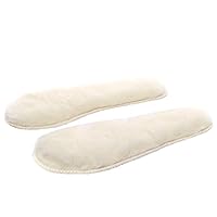 rismart Unisex Kids Winter Warm Comfortable Wool Insole(White,US12)