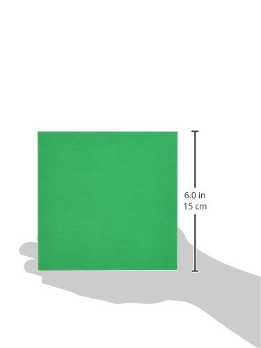 Aitoh OG-GR Origami Paper, 5.875-Inch by 5.875-Inch, Green, 50-Pack