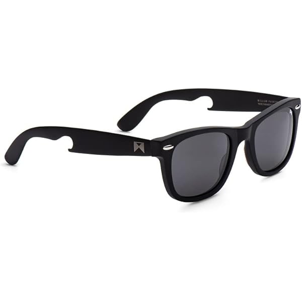 Amazon.com: William Painter The Sloan Black Sunglasses for  display picture 1
