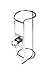 Medline O2 Tank Holder Accessory for Medline IV Pole MDS80600