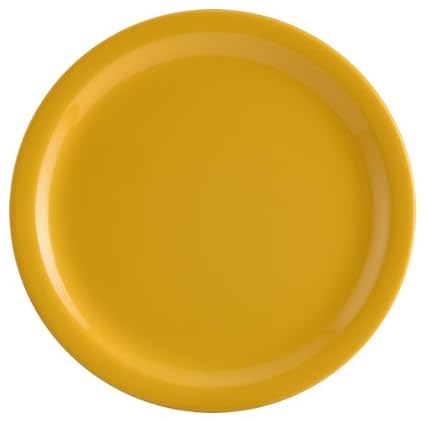 Servewell Round Dinner Plate Set, 28cm, Set of 6, Yellow
