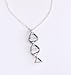 DNA Necklace 16 inch Sterling Silver Chain