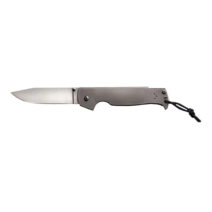 Cold Steel Einhandmesser, Pocket Bushman, 1.4116 Stahl, Ram-Safe-Klingenarretierung, Edelstahlclip