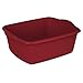 Sterilite 12-Quart Dish Pan, Classic Red, 12-Pack