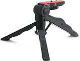 Mini Tripod Table Stand with Pads and Soft Pistol Grip for DSLR 1/4" Cameras Weighing up to 2.5lbs