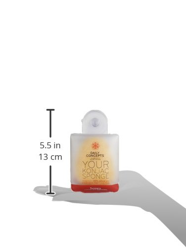 Daily Concepts Your Konjac Sponge, Turmeric
