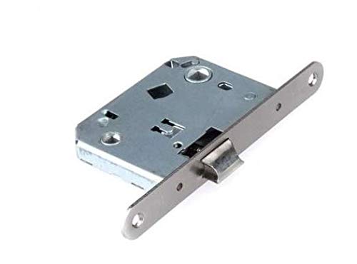 Becusa Pack of 10 Units 70 mm Offset Round Edge Nickel