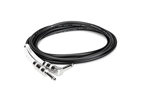 Hosa GTR-205R Guitar Cable, Straight to Right-Angle, 5 Feet