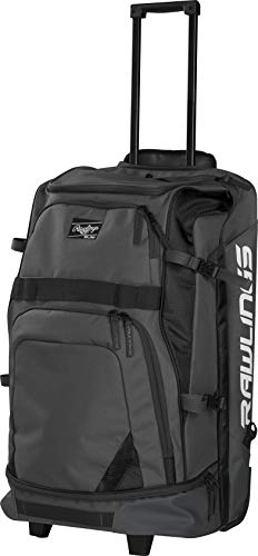 image for Rawlings R1801 Wheeled Baseball/Softball Catcher's Protective Gear Bac