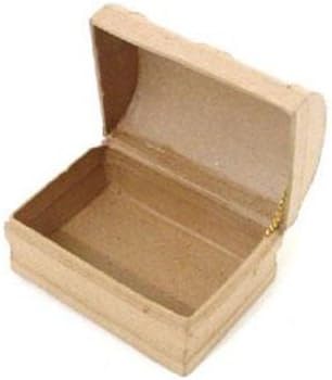 Craft Ped Paper CPLS1370S Mache Box Chest Mini Kraft