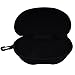 Zipper Eye Glasses Sunglasses Hard Case Box Portable Protector Black