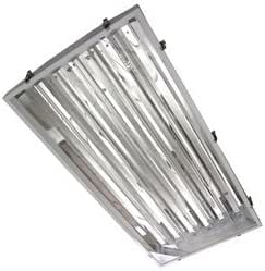 6-Lamp T5 High Bay Fixture with Lamps TCP Enclosed ...