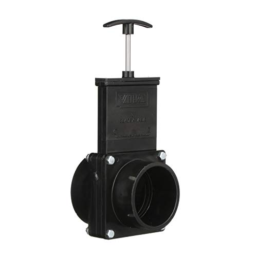 Valterra ABS Gate Valve for RV, Camper, and More - 3-Inch Hub x Spigot Connection - Thumbnail 2