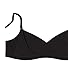 Cake Maternity Cotton Candy Wirefree Nursing Bra for Breastfeeding, Seamless Maternity Sleep Bra, Black, Medium