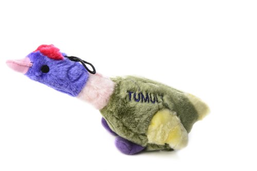 Copa Judaica Chewish Treat 10 by 6-Inch Goose Tumult Squeaker Plush Dog Toy, Large, Multicolor