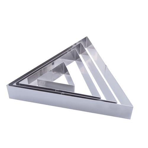 De Buyer 3937.24 Stainless Steel Triangle Ring with Sharp Angles, 16 cm Diameter