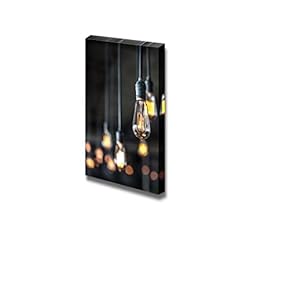 Canvas Prints Wall Art - Beautiful Blurred Lighting Decor| Modern Home Deoration/Wall Art Giclee Printing Wrapped Canvas Art Ready to Hang - 18" x 12"