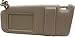 Left Driver Side Sun Visor Fit for 2007 2008 2009 2010 2011 Toyota Camry Without Sunroof and Light-Beige