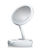 My Fold-Away Deluxe Large, Distortion-free, LED-illuminated and Two-sided Mirror As Seen On TV