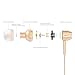 ELE Earbuds Earphone, Wired In-Ear Noise-isolating Stereo Headphones with Universal Mic (Gold)