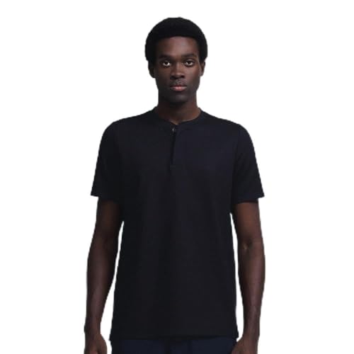 Camiseta Henley Core Masculino Preto XGG