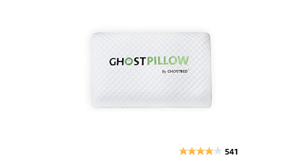 ghostbed luxury memory foam ghost pillow