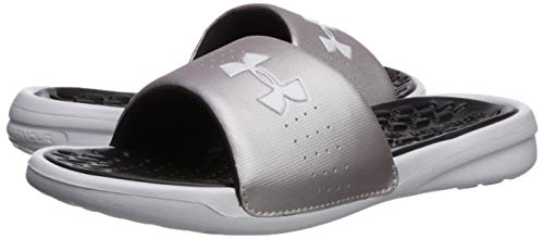 Under-Armour-Womens-Playmaker-Fixed-Strap-Slide-Sandal-Black-002White-11-M-US
