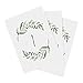 Bliss Collections Greenery Wedding Table Numbers, 1-25, Centerpiece Decorations, Double Sided 4x6 Calligraphy Design, Numbers 1-25 and Head Table Card Included